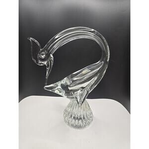 Vintage Murano Glass Bird Large MCM